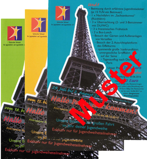 Paris Anmeldekarten